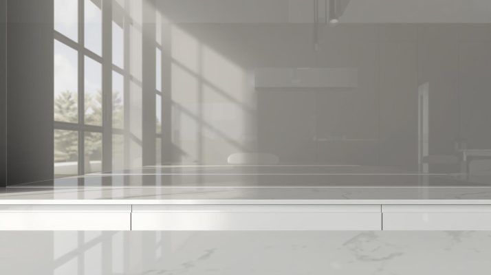 kính ốp bếp màu xám